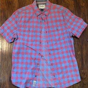 Pendleton Red and Blue Checkered Button Down Shirt